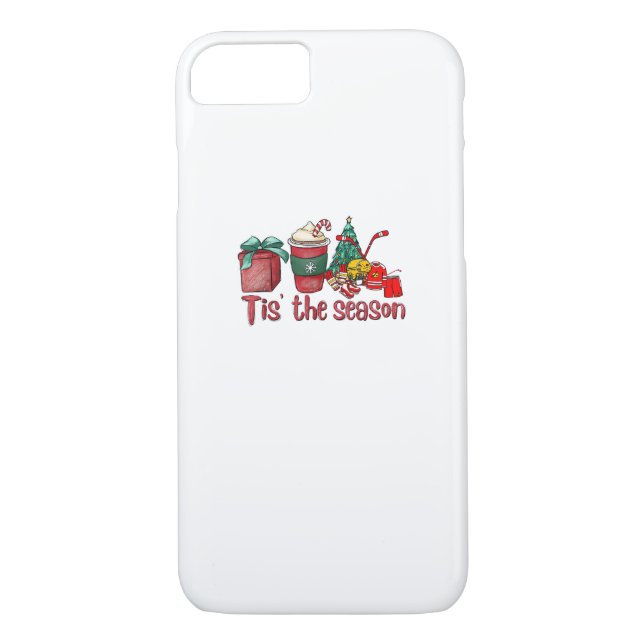 Detta är säsong Hockey-julkaffet Santa Case-Mate iPhone Skal (Baksida)