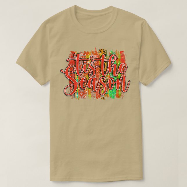 Detta är säsong Jesus jultomte Helgdag Famil T Shirt (Design framsida)