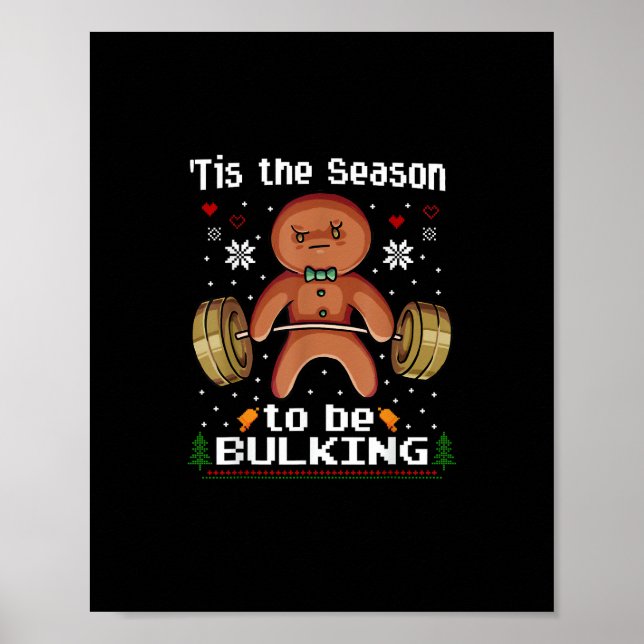Detta är säsong till Bulkin Pepparkaksgubbe Gym Ch Poster (Framsidan)