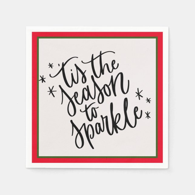 Detta är säsong till Gnistra Pappersservett (Framsidan)