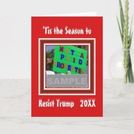 Detta är säsongen för att förhindra trumpfotomall helgkort