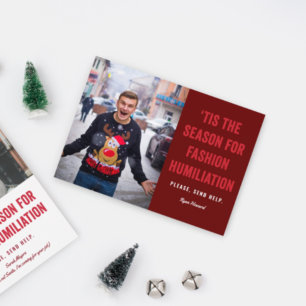 Detta är säsongen för Mode humiliation- jul P Vykort