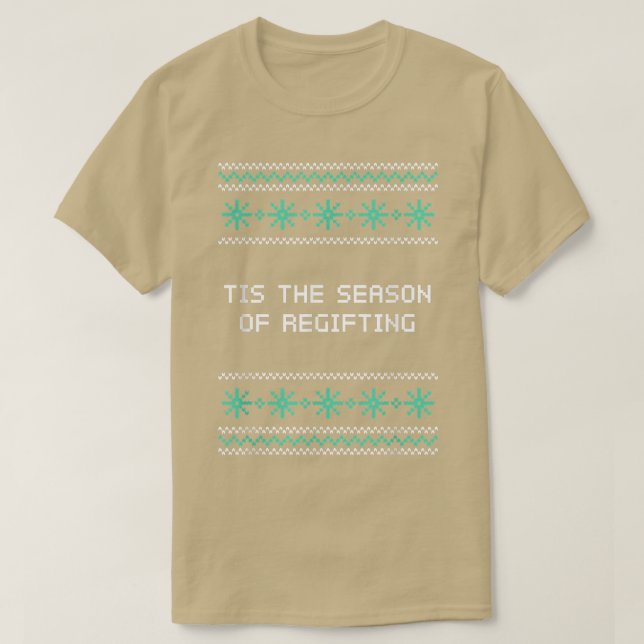 Detta är säsongen för registrering av julklapp Pun T Shirt (Design framsida)