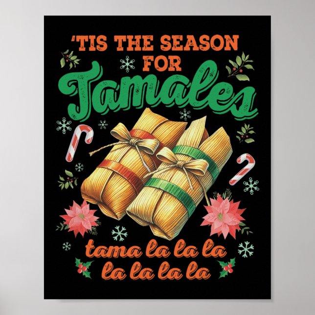 Detta är säsongen för Tamales Famliy Mexican Chris Poster (Framsidan)