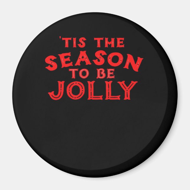 Detta är säsongen God jul Magnet (Framsidan)