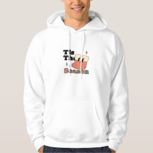 Detta är säsongen Groovy Retro Vintage-julmatchen Hoodie