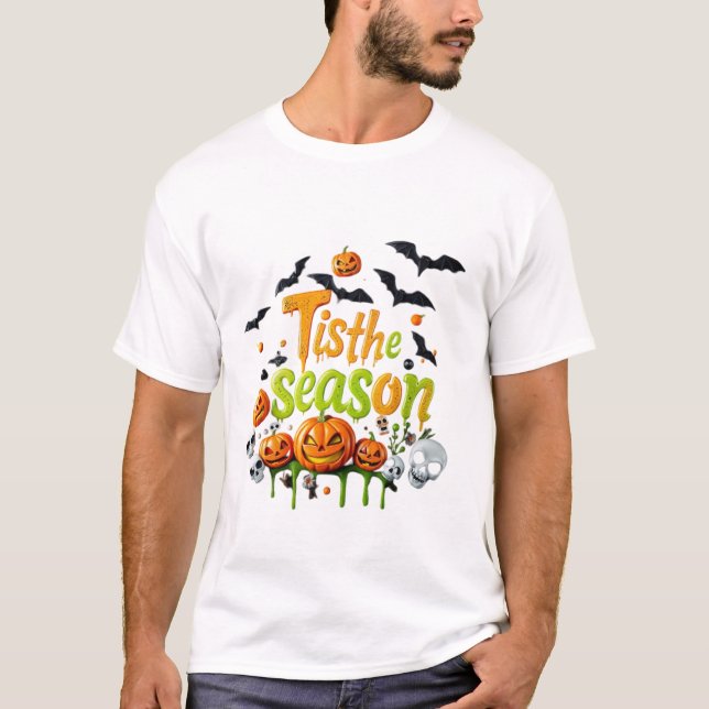 Detta är säsongen Halloween Shirt T (Framsida)