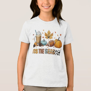 Detta är säsongen Herbstzeit mit Football und Kaff T Shirt