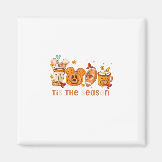 Detta är säsongen hösten Halloween Pumpkin Fall Dr Magnet (Framsidan)