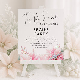 Detta är säsongen Poinsettia Möhippa Recipes Poster