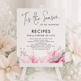 Detta är säsongen Poinsettia Recipes Möhippa Poster