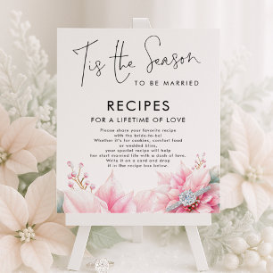 Detta är säsongen Poinsettia Recipes Möhippa Poster