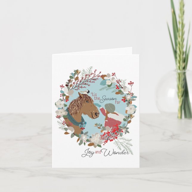 "detta är säsongen som Julhälsningar eller Tack Kort (Framsida)