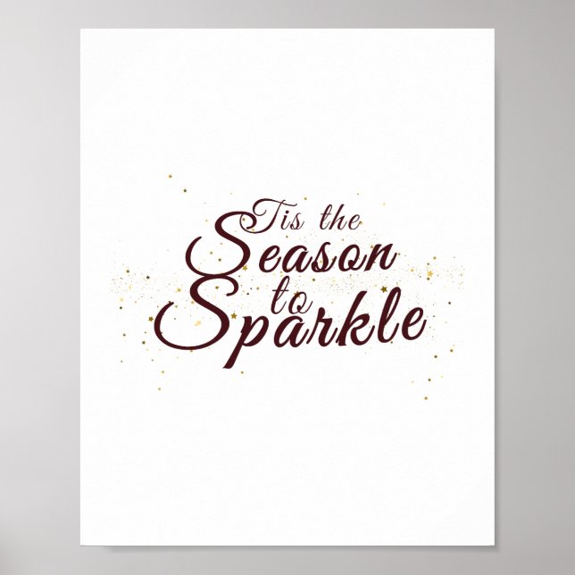 Detta är säsongen till Gnistra, julelegans, Poster (Framsidan)