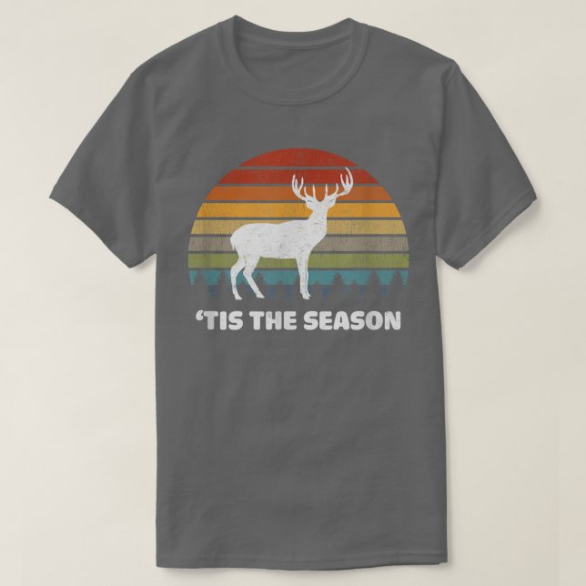 Detta är säsongens Hjort Bow Hunting Julhelg Hun T Shirt (Design framsida)