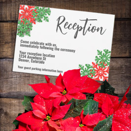 Detta är säsongseftermiddagen för julbröllop tilläggskort