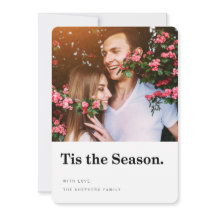 Detta är säsongsmodernt Helgdag-fotokort