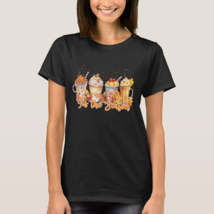 Detta är säsongspumpkin Spice Drink Halloween T Shirt