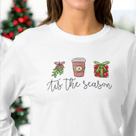 Detta är säsongsskript inledande kaffegåva t shirt