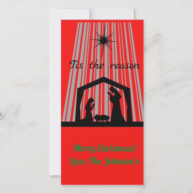 Detta är skälet julkort (Framsida)