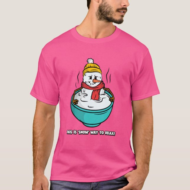 Detta är "snö". t shirt (Framsida)