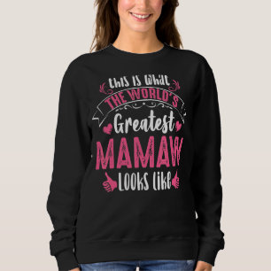 Detta är vad 2019s Underbarare mamaw ser ut T Shirt