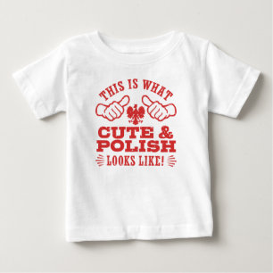 Detta är vad cute och polacker ser ut som t-shirt