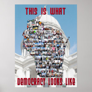 Detta är vad demokrati ser ut att se ut som poster