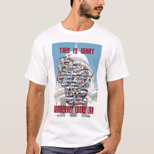 Detta är vad demokratiLooks gillar T Shirt (Framsida)