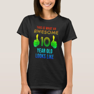 Detta är vad en 10-årig Fantastisk-10-åring ser ut T Shirt