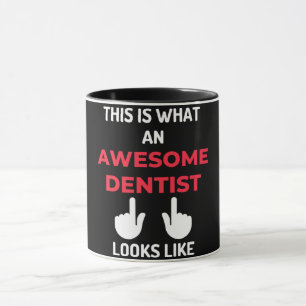 Detta är vad en Fantastisk-dentist ser ut som Mugg