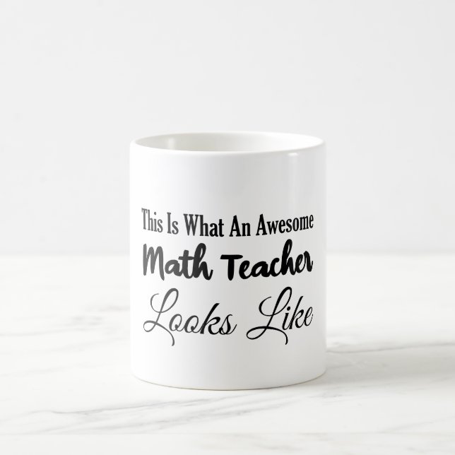 Detta är vad en Fantastisk Math-lärare ser ut som Kaffemugg (Center)