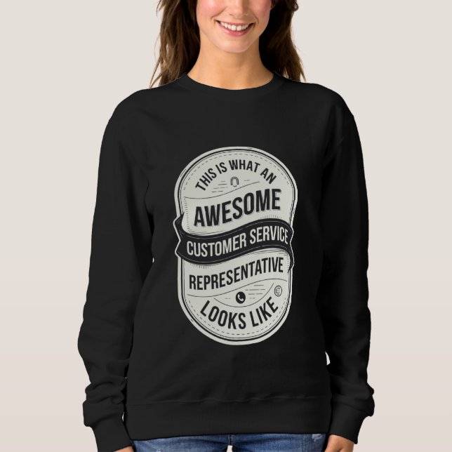 Detta är vad en kundtjänst i Fantastisk represente T Shirt (Framsida)