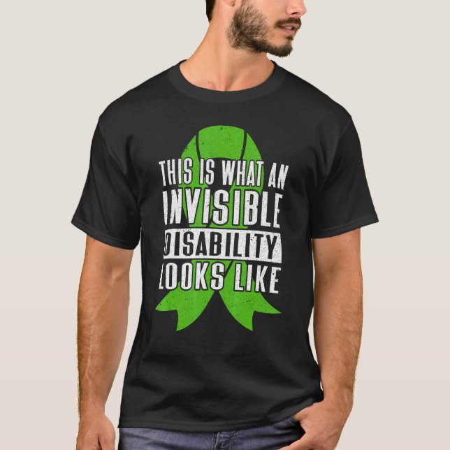 Detta är vad en osynlig funktionsnedsättning ser u t shirt (Framsida)