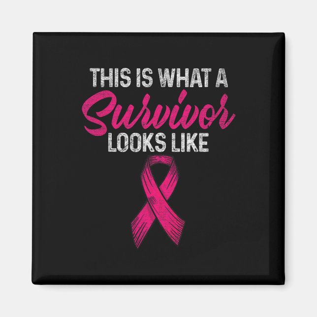 Detta är vad en överlevande ser ut som bröstcancer magnet (Framsidan)