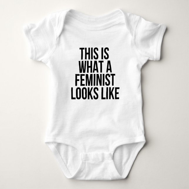 Detta är vad feminismen ser ut som - feminism tee shirt (Framsida)