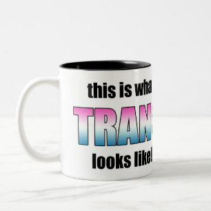 Detta är vad trans.-looks gillar! Kaffemugg