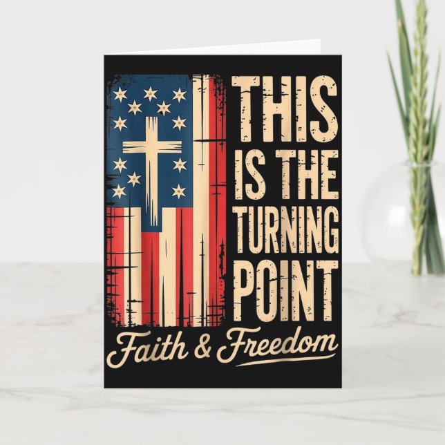 Detta-är-vändpunkten-patriotisk-tro-usa  kort (Framsida)