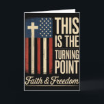 Detta Är Vändpunkten Patriotisk Tro Usa  Kort<br><div class="desc">Detta Är Vändpunkten Patriotisk Tro Usa</div>
