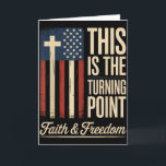Detta Är Vändpunkten Patriotisk Tro Usa  Kort<br><div class="desc">Detta Är Vändpunkten Patriotisk Tro Usa</div>