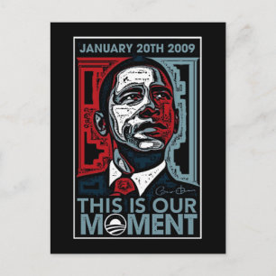 Detta är vår tidpunkt 20 januari 2009 vykort