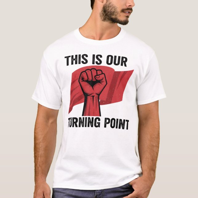 Detta är vår vändpunkt, rebelle co t shirt (Framsida)