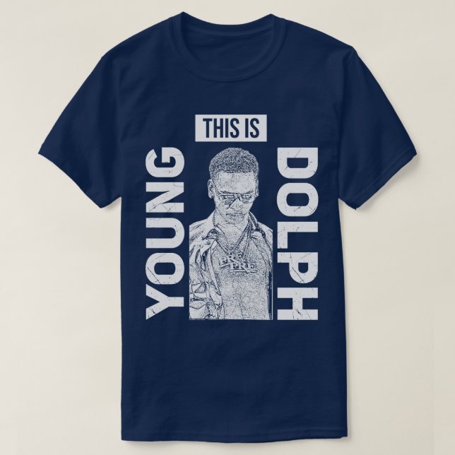 Detta är Young dolph T Shirt (Design framsida)