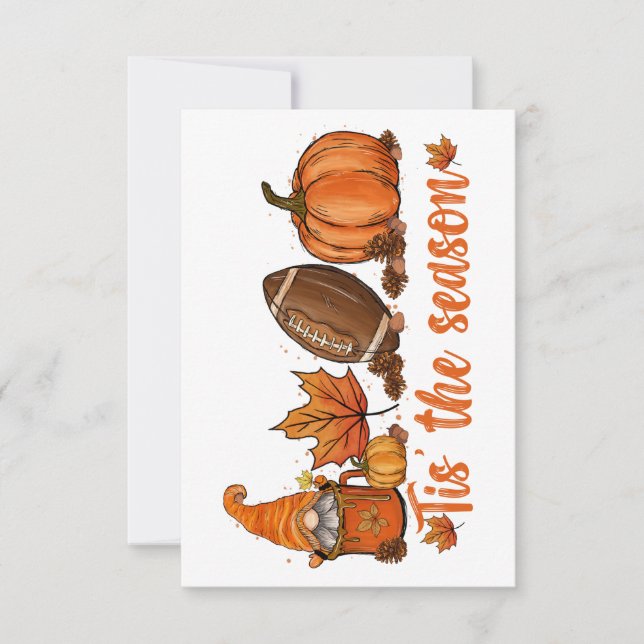 Detta årstidsgetkort kort (Framsida)