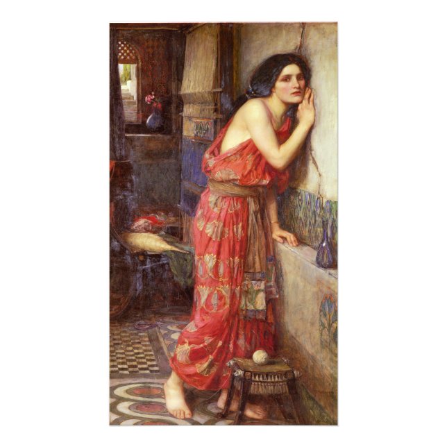 Detta av John William Waterhouse Fototryck (Framsidan)