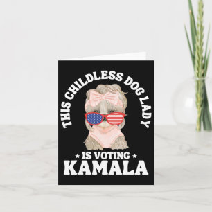 Detta barnlösa Dam röstar om Kamala 2024 Funn Kort