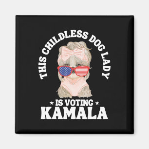 Detta barnlösa Dam röstar om Kamala 2024 Funn Magnet