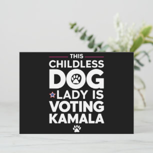 Detta barnlösa Hund röstar om Kamalavalet Inbjudningar