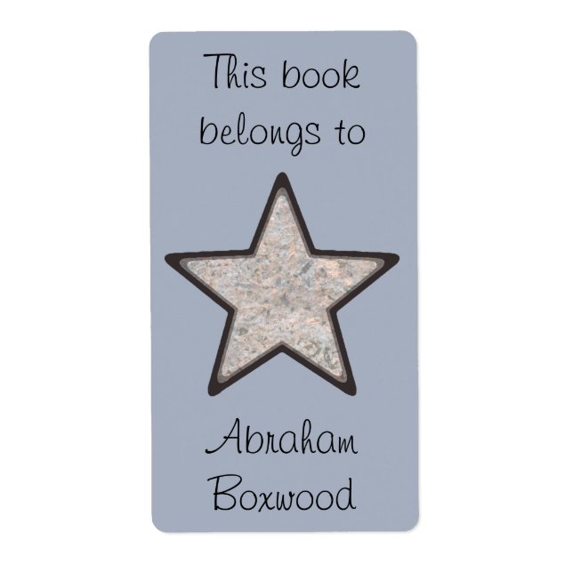 Detta Bok-Tillhör till det anpassade namnet Sten S Fraktsedel (Framsidan)