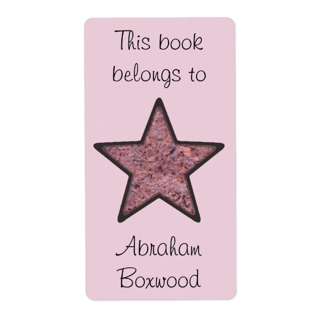 Detta Bok-Tillhör till det anpassade namnet Sten S Fraktsedel (Framsidan)